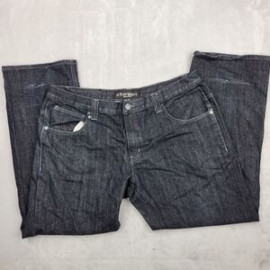 Raw Blue Jeans Mens 40x32 Denim Pants Premium Dark Baggy Rap Y2K Vintage Adult‎